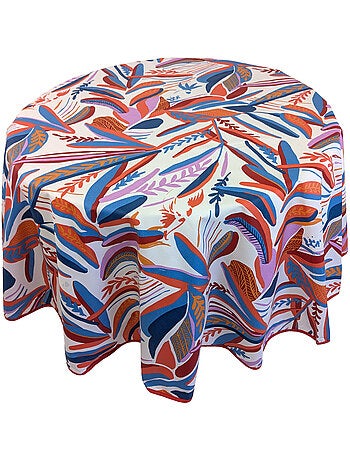 Nappe coton enduite CHILI Rond