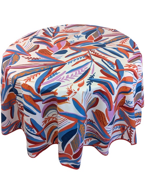 Nappe coton enduite CHILI Rond - Kiabi