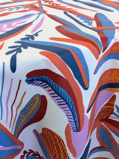 Nappe coton enduite CHILI Rond - Kiabi