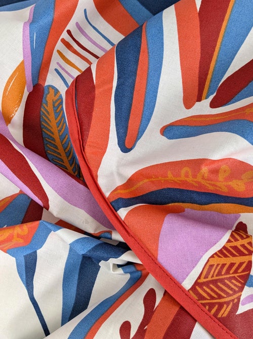 Nappe coton enduite CHILI Rond - Kiabi