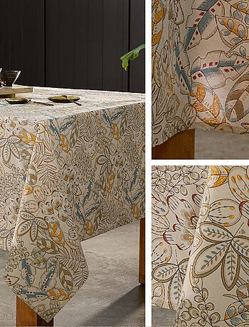 Nappe coton enduite KIM Rectangulaire