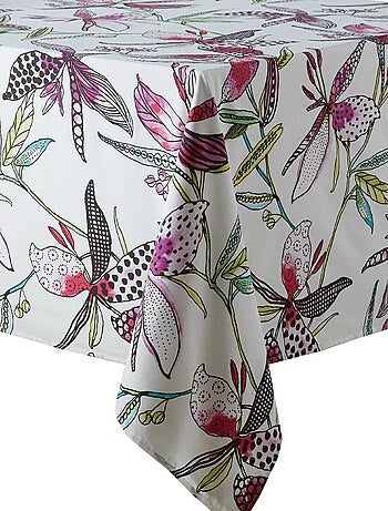 Nappe coton enduite PARADIS Rectangulaire