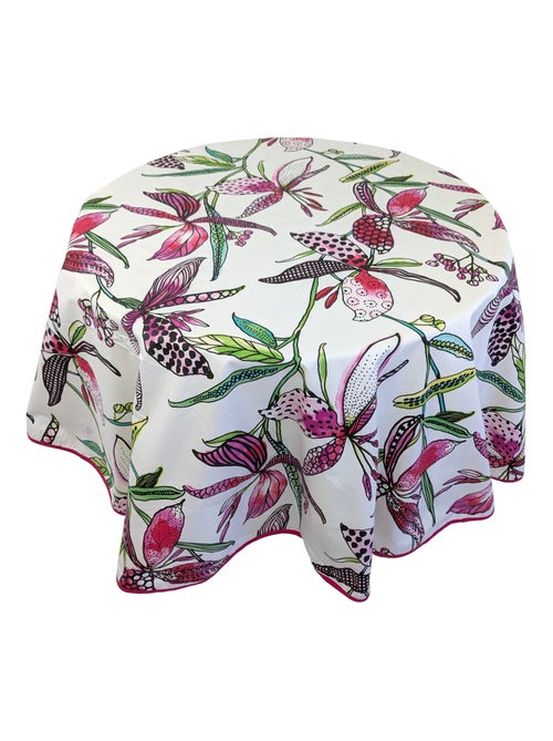 Nappe coton enduite PARADIS Rond - Kiabi