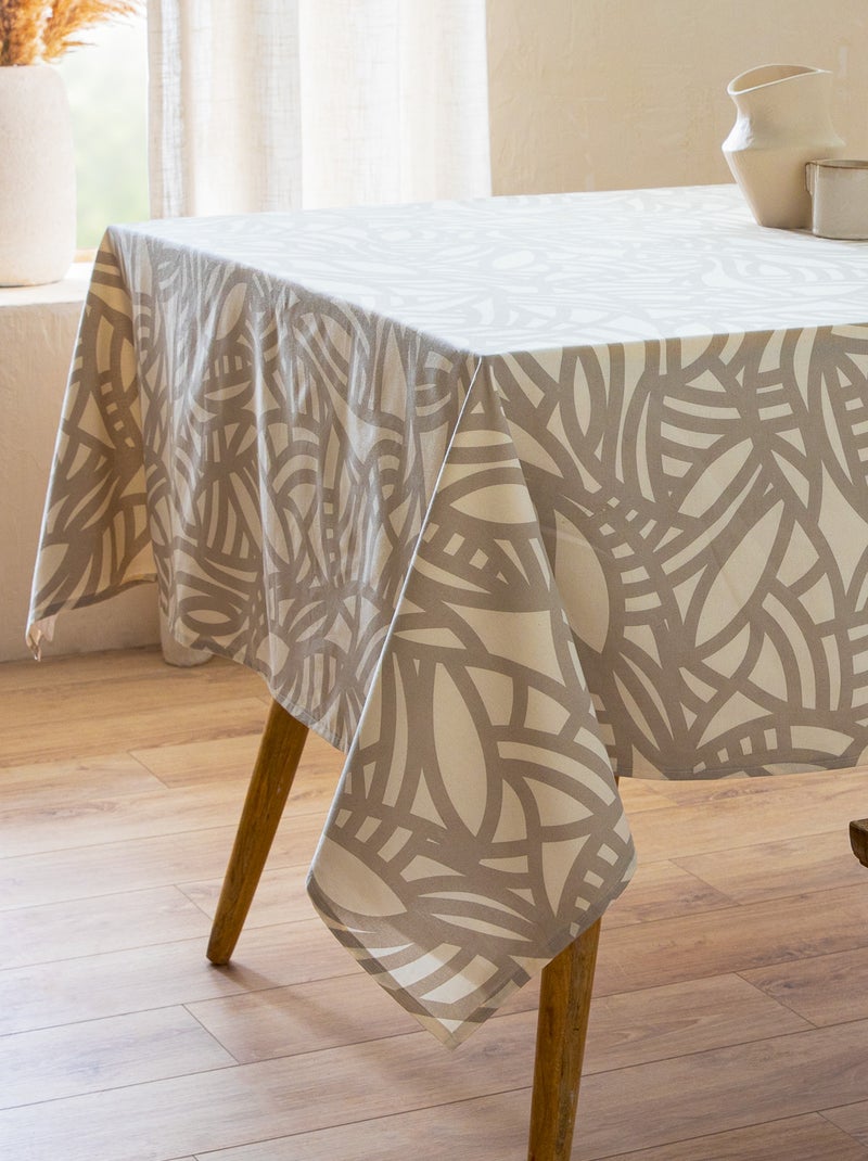 Nappe coton EVA Carré Ecru - Kiabi
