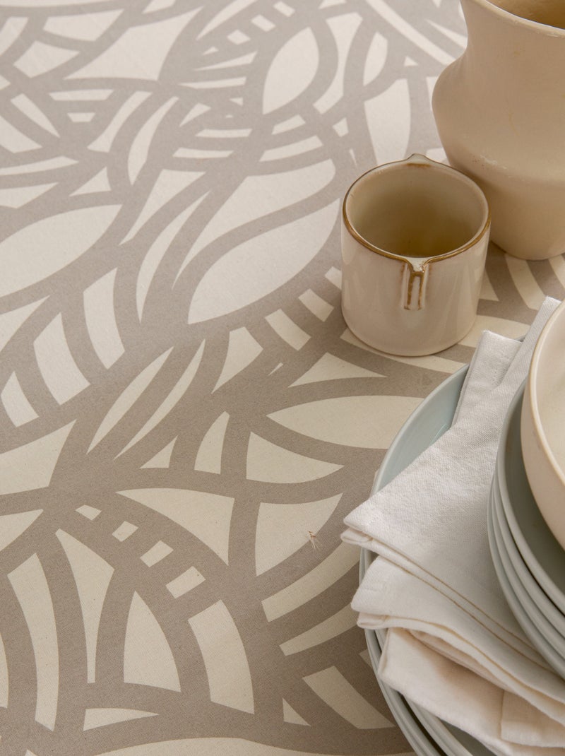 Nappe coton EVA Carré Ecru - Kiabi