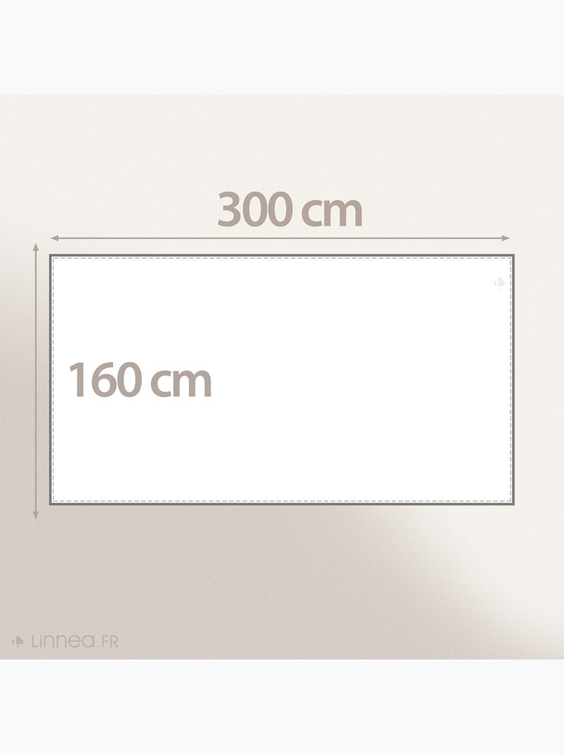 Nappe coton EVA Rectangulaire Ecru - Kiabi
