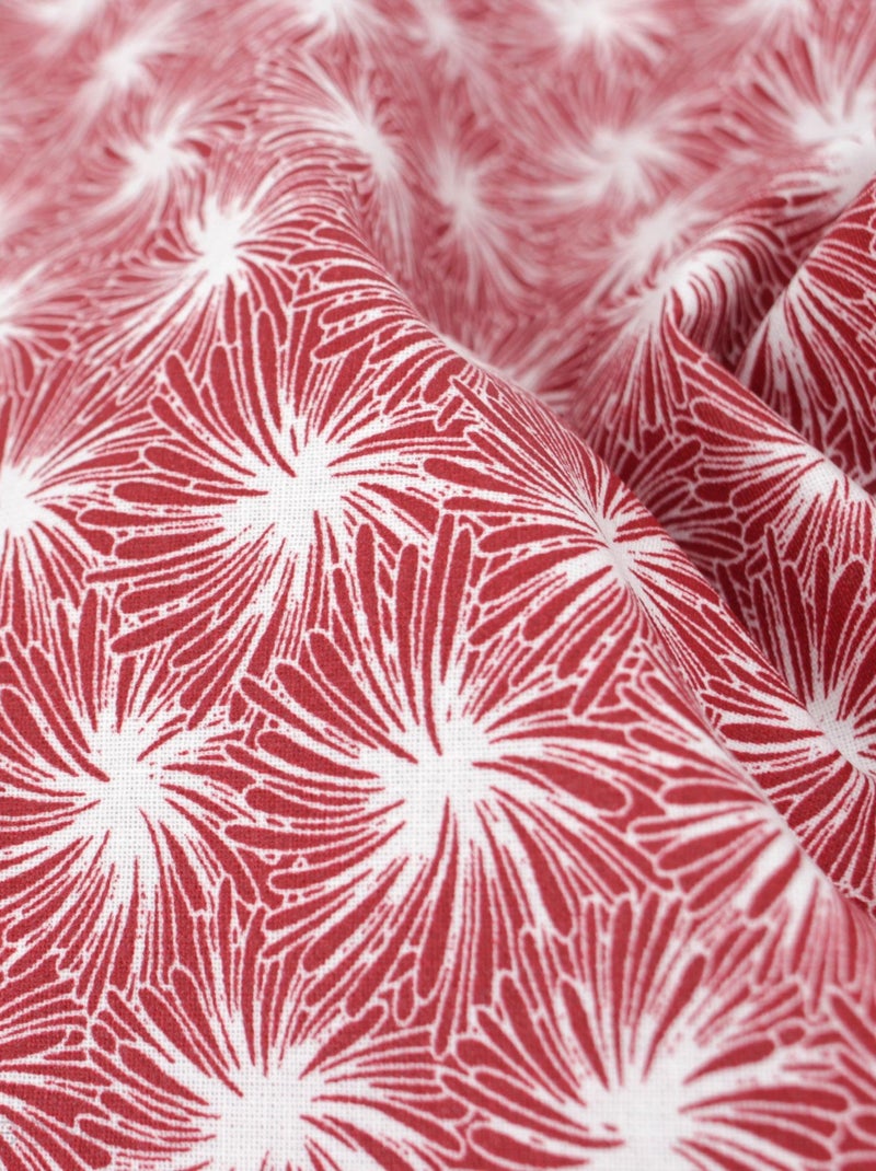 nappe coton FUTON enduit téflon Carré Rouge - Kiabi