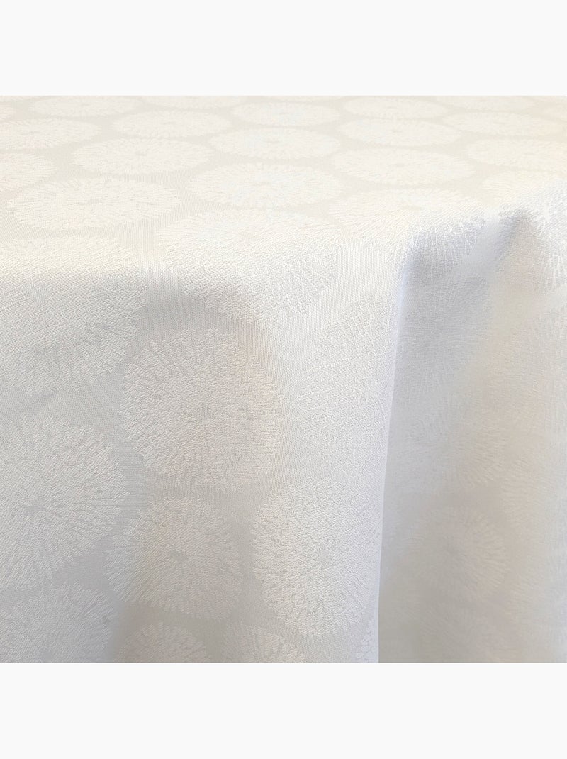 Nappe coton HÉLIOS Ovale Ecru - Kiabi