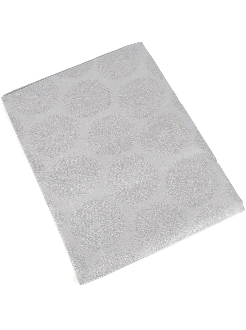 Nappe coton HÉLIOS Ovale Gris perle - Kiabi