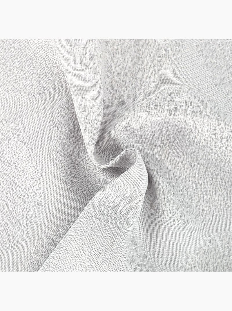 Nappe coton HÉLIOS Ovale Gris perle - Kiabi