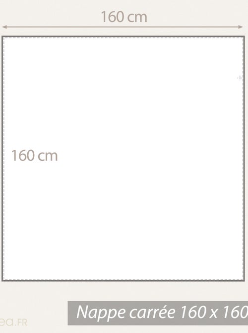 Nappe coton HONO finition point bourdon - Kiabi