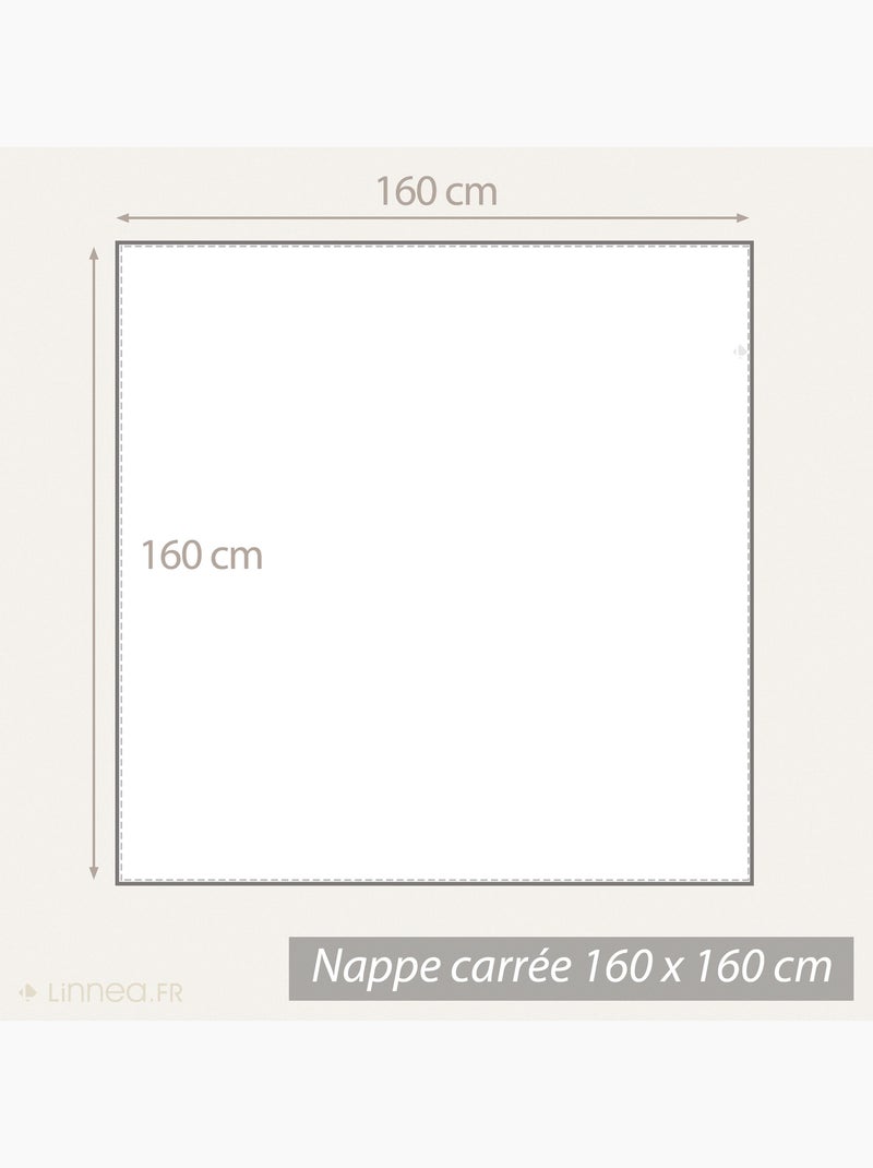 Nappe coton HONO finition point bourdon Beige foncé - Kiabi