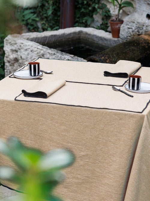 Nappe coton HONO finition point bourdon - Kiabi