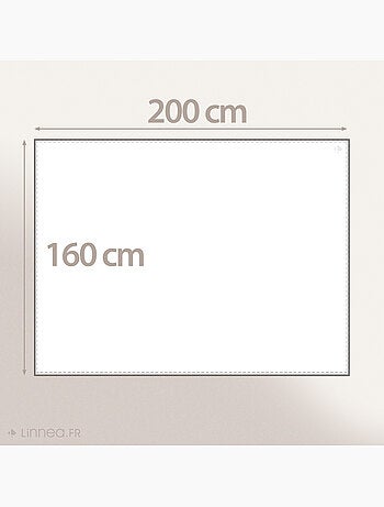 Nappe coton HONO finition point bourdon