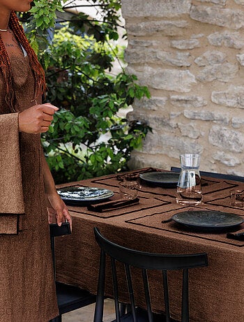 Nappe coton HONO finition point bourdon