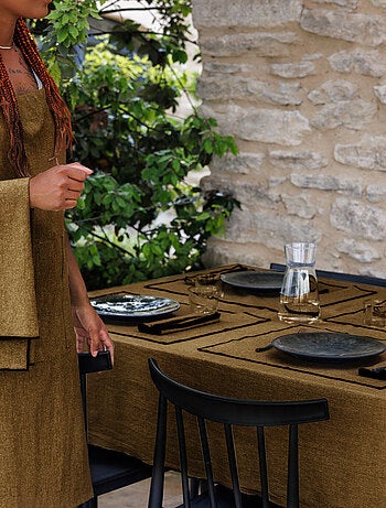 Nappe coton HONO finition point bourdon