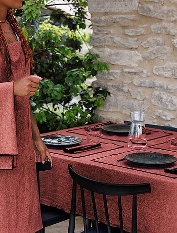 Nappe coton HONO finition point bourdon