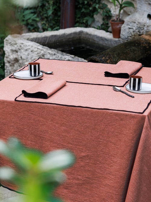 Nappe coton HONO finition point bourdon - Kiabi