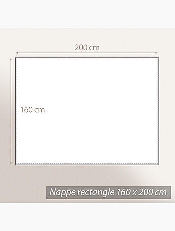 Nappe coton HONO finition point bourdon