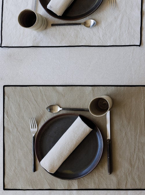 Nappe coton HONO finition point bourdon - Kiabi