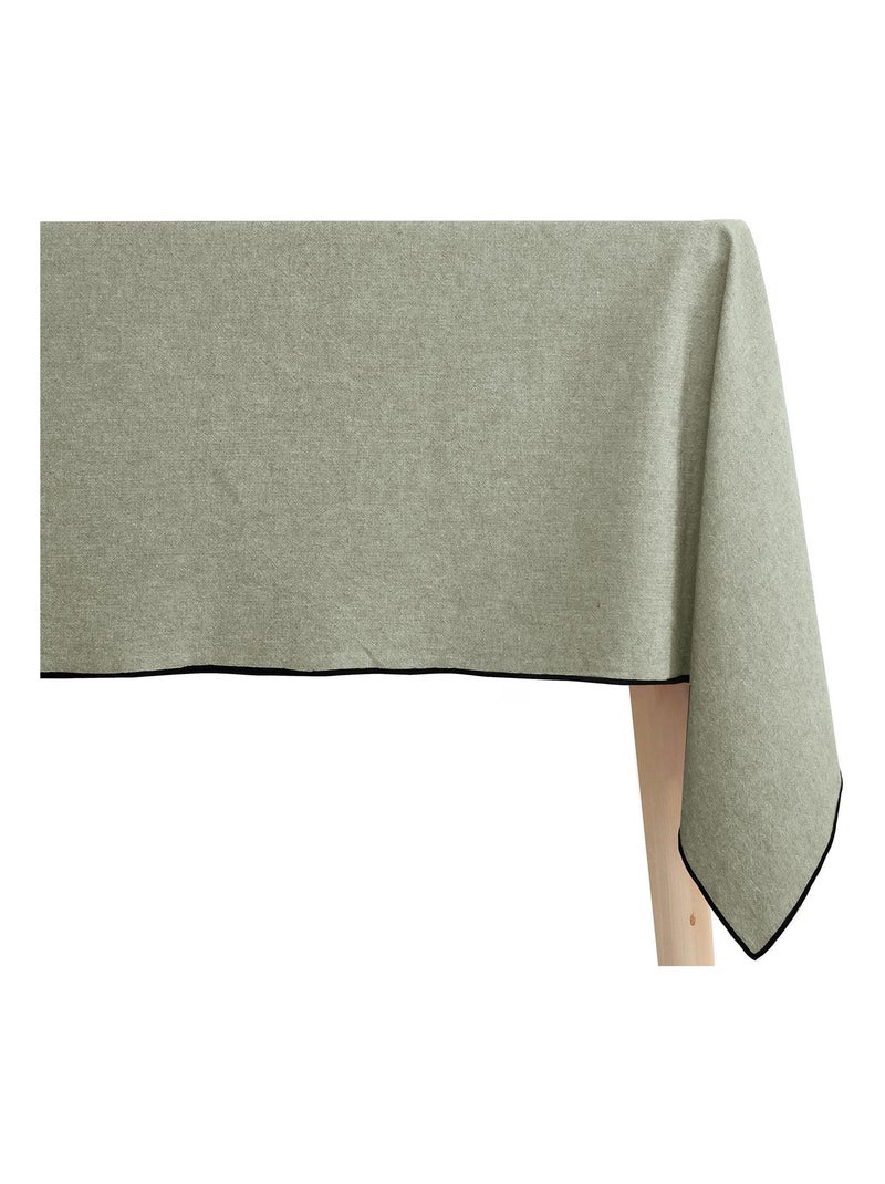 Nappe coton HONO finition point bourdon Vert émeraude - Kiabi