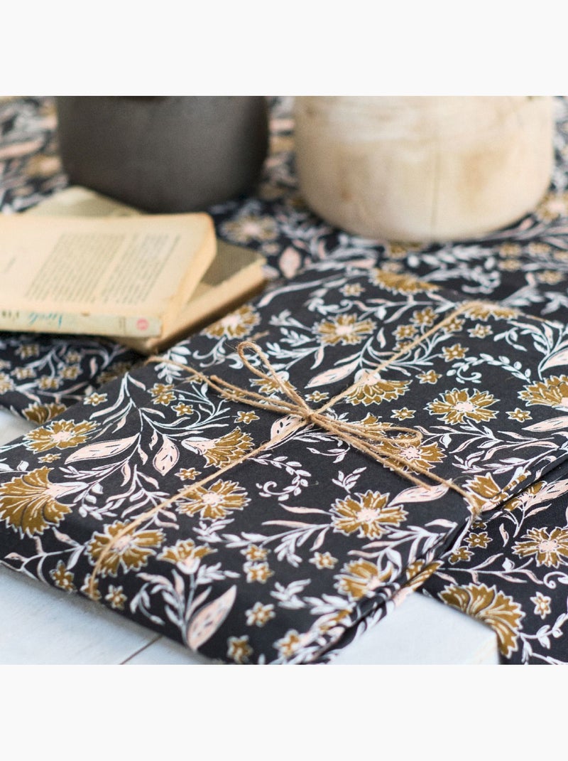 Nappe coton INDIES gris anthracite - Kiabi