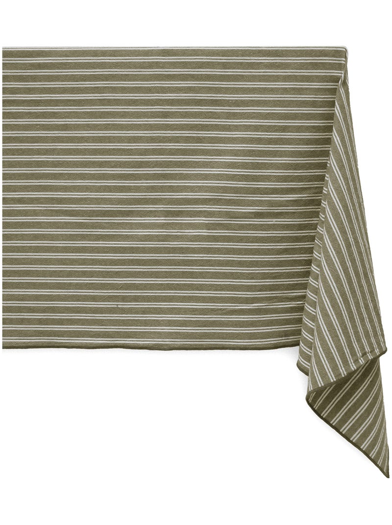 Nappe coton LILI Kaki - Kiabi