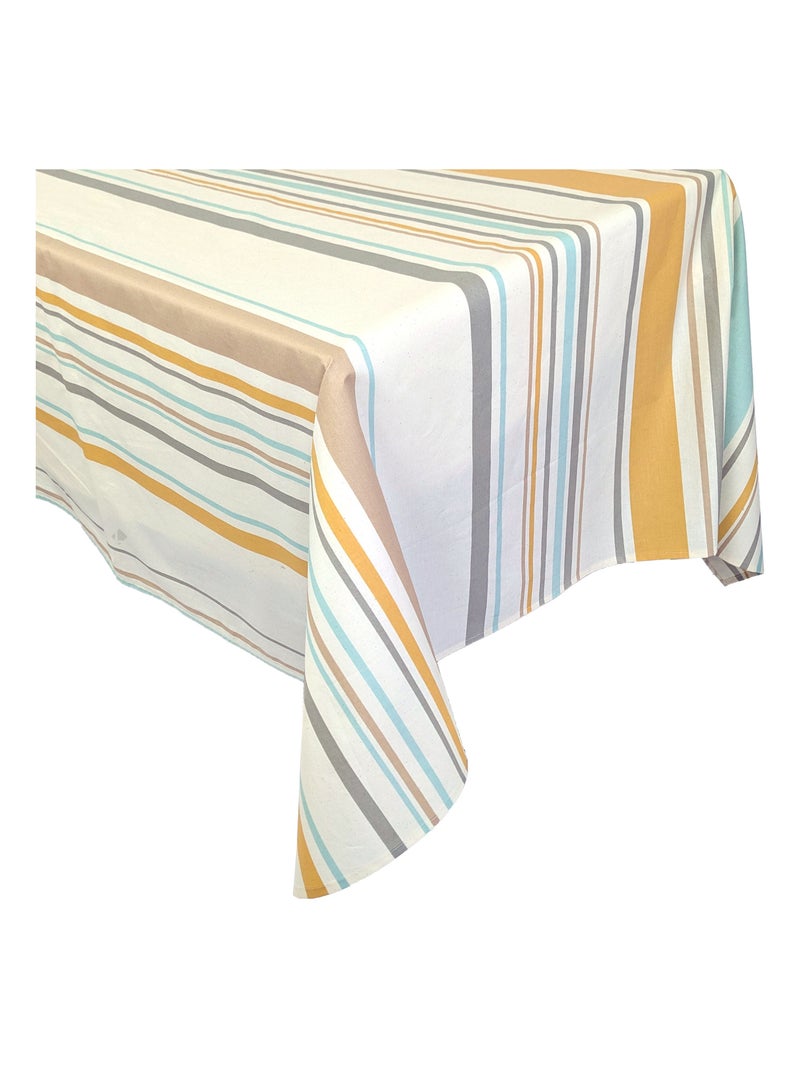 Nappe coton ZOÉ Carré Moutarde - Kiabi