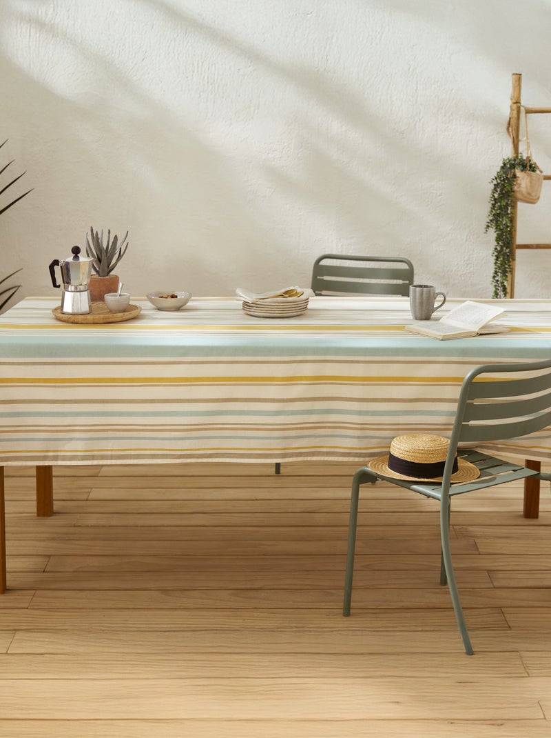 Nappe coton ZOÉ Rond Moutarde - Kiabi