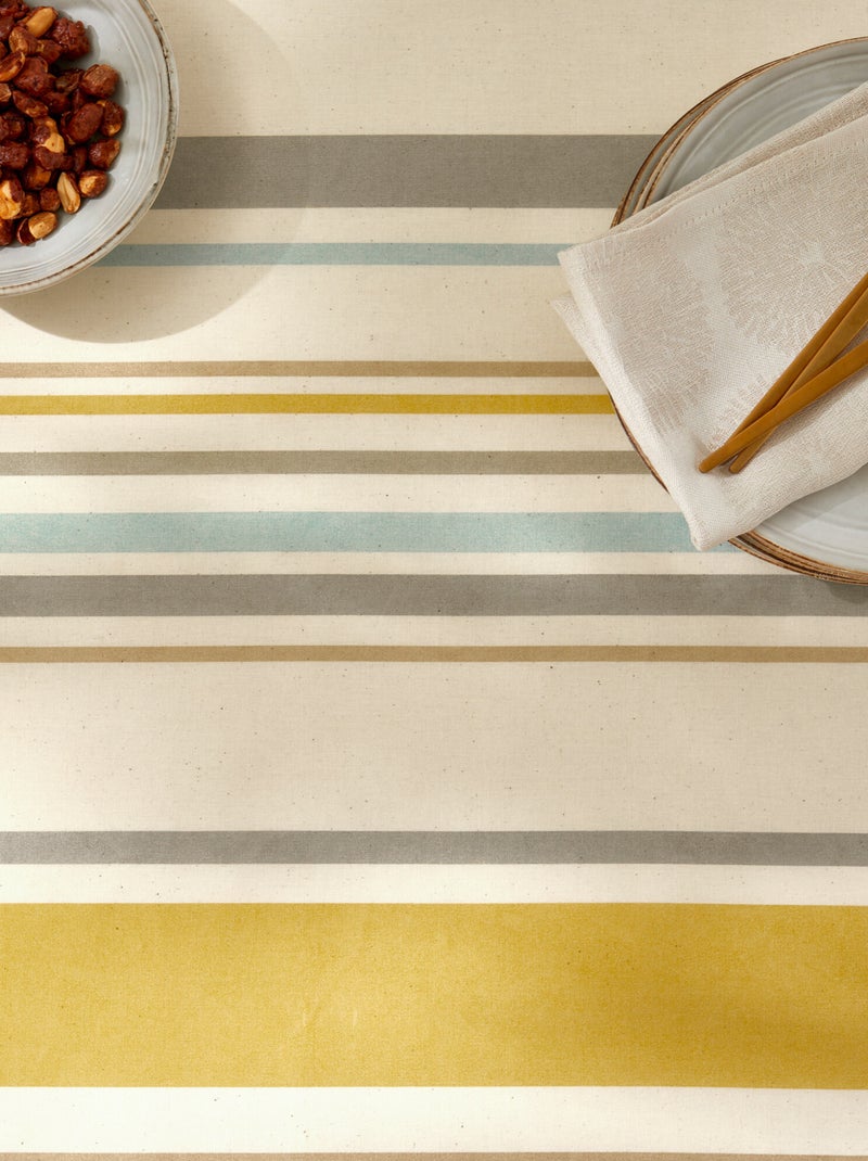 Nappe coton ZOÉ Rond Moutarde - Kiabi