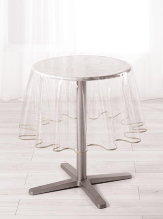 Nappe Cristal ronde transparente PVC Collection Garden