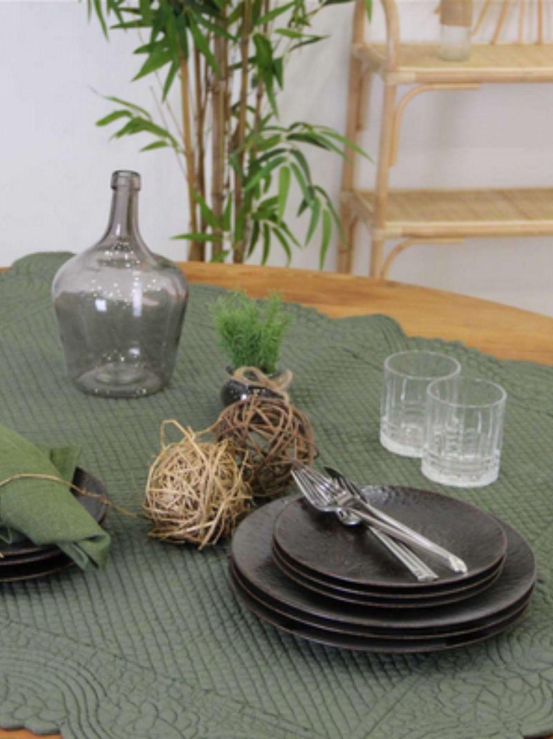 Nappe de jeux carré de table Vert - Kiabi