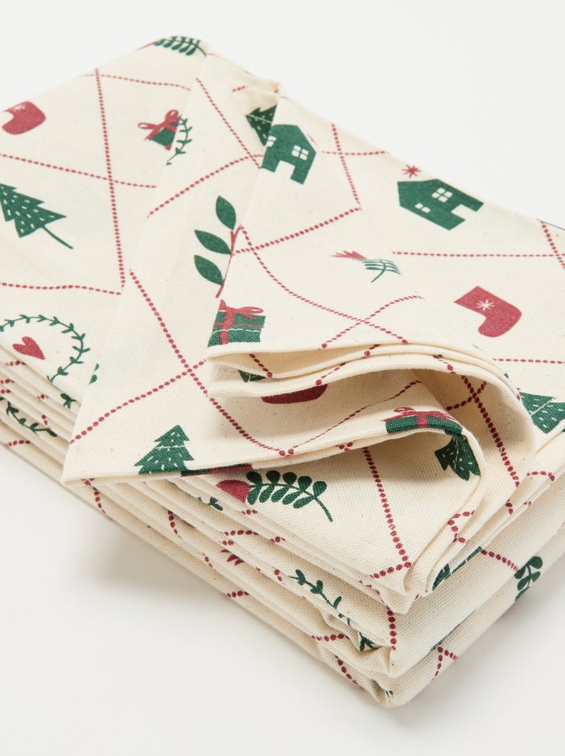 Nappe de Noël - KIABI Home Ecru - Kiabi