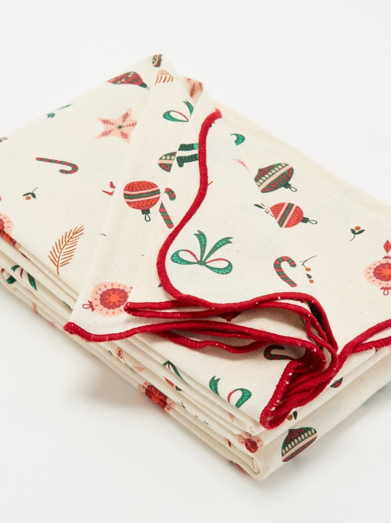 Nappe de Noël - KIABI Home Ecru - Kiabi