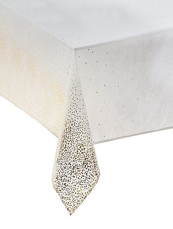 Nappe de Noël à pois