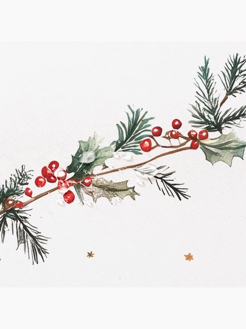 Nappe de noël antitache en coton, imprimé de noël - gamusi - Kiabi