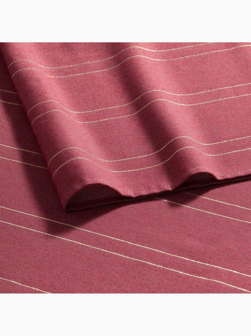 Nappe de noël avec rayures en fil lurex en relief - gamusi. Grenade - Kiabi