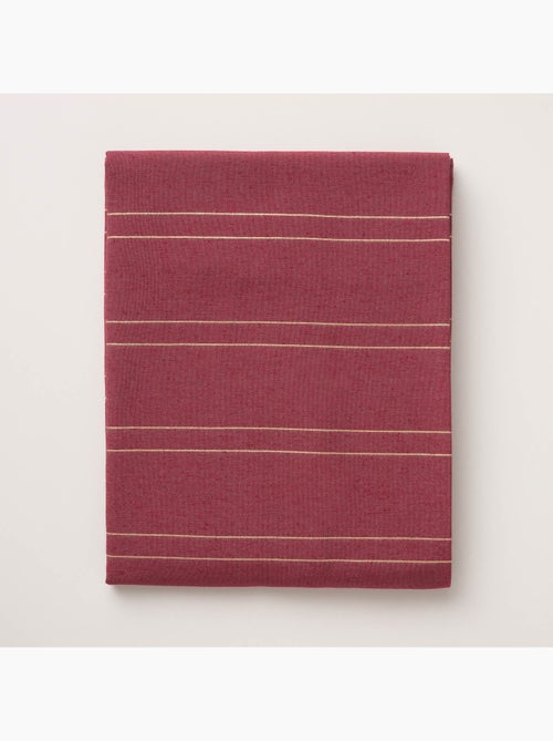 Nappe de noël avec rayures en fil lurex en relief - gamusi. - Kiabi