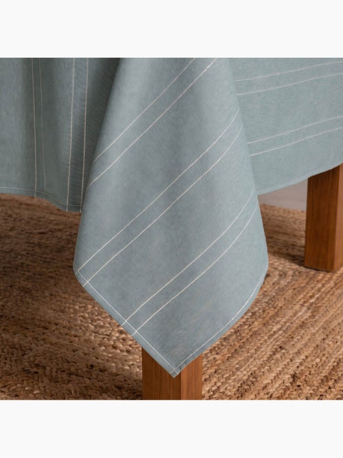 Nappe de noël avec rayures en fil lurex en relief - gamusi. - Kiabi Nappe de noël avec rayures en fil lurex en relief - gamusi. - Kiabi
