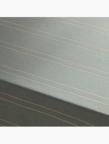 Nappe de noël avec rayures en fil lurex en relief - gamusi.
