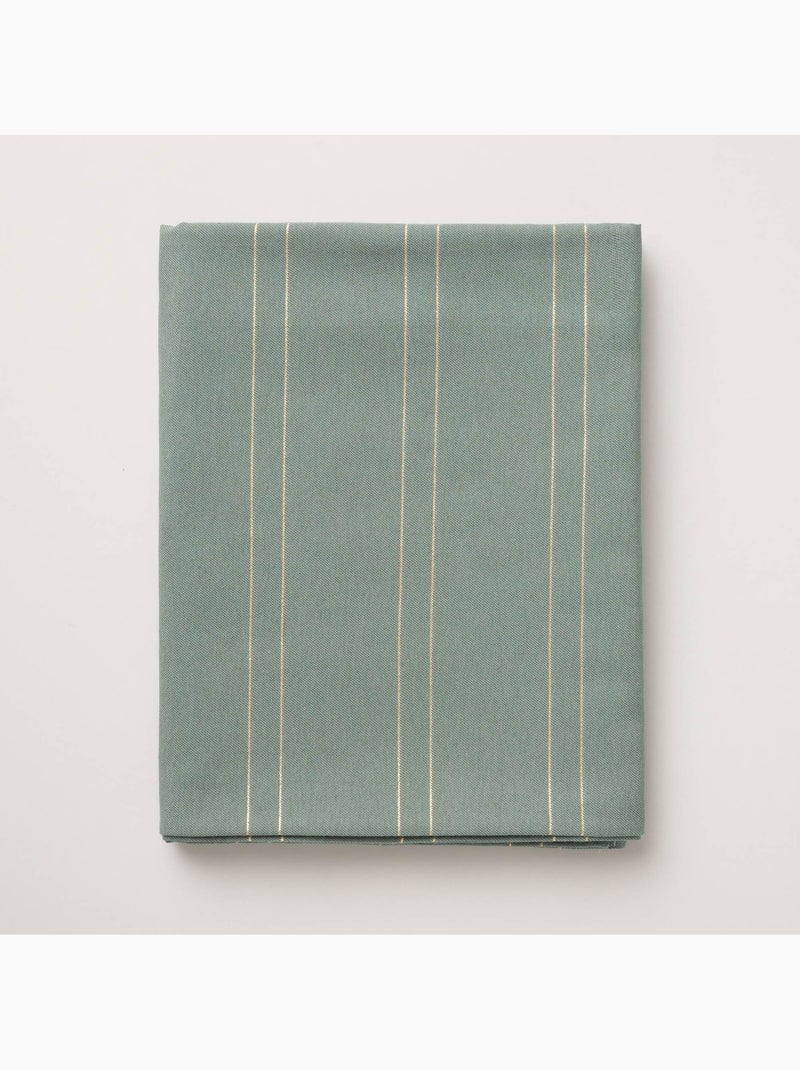 Nappe de noël avec rayures en fil lurex en relief - gamusi. Vert - Kiabi