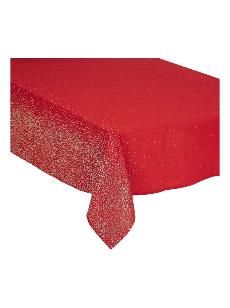 Nappe de Noël design Léopard Rouge - Kiabi