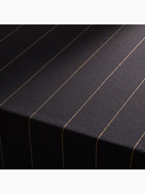 Nappe de noël en coton à rayures avec fil lurex en relief - gamusi. - Kiabi