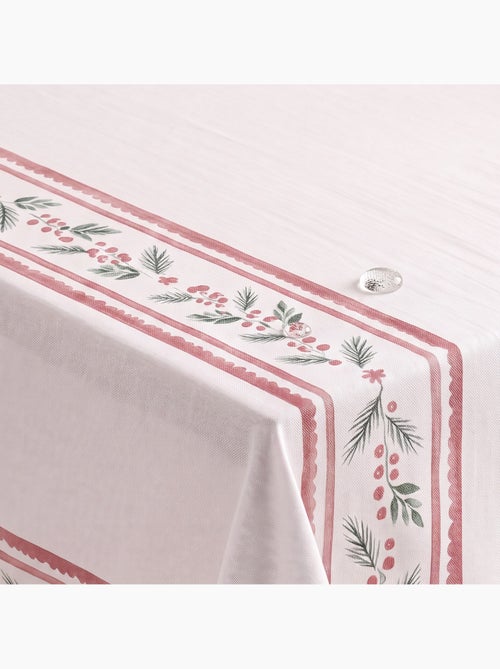 Nappe de noël imperméable avec bordure de houx - gamusi. - Kiabi