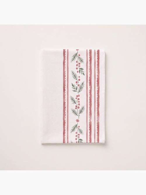 Nappe de noël imperméable avec bordure de houx - gamusi. - Kiabi