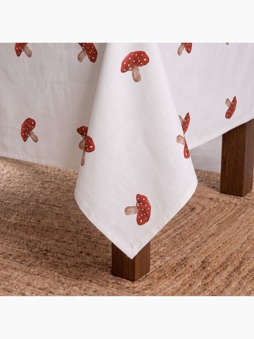 Nappe de noël imperméable avec imprimé champignons - gamusi. - Kiabi Nappe de noël imperméable avec imprimé champignons - gamusi. - Kiabi