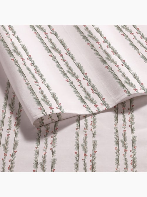Nappe de noël imperméable avec imprimé de guirlandes de houx - gamusi. - Kiabi