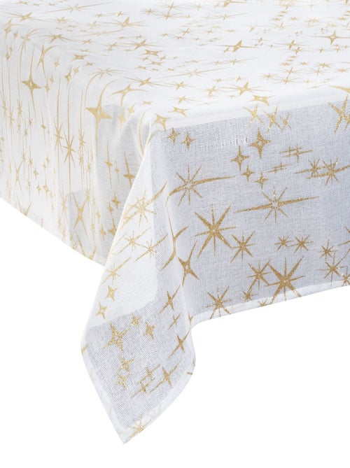 Nappe de Noël imprimée étoiles CANEVAS - Kiabi Nappe de Noël imprimée étoiles CANEVAS - Kiabi