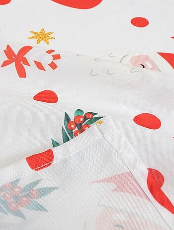 Nappe de Noël rectangulaire antitache motif Père Noël