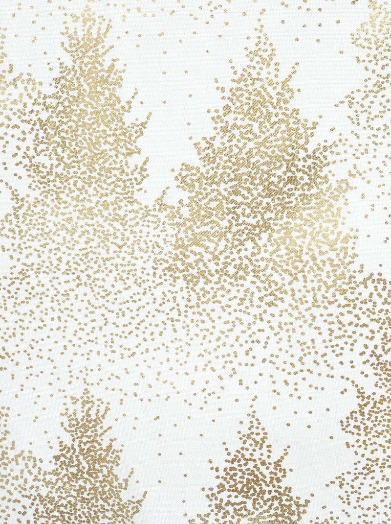 Nappe de Noël rectangulaire imprimée sapins Blanc - Kiabi